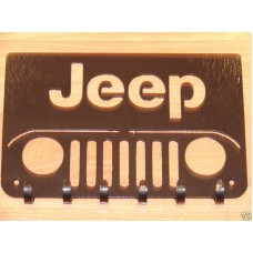 Jeep Grill Metal KEY RACK Home Decor Hat Leash CJ  4x4   190492784272